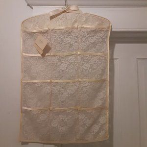 Scentique Underwear Accessories Organizer, Cream Lace